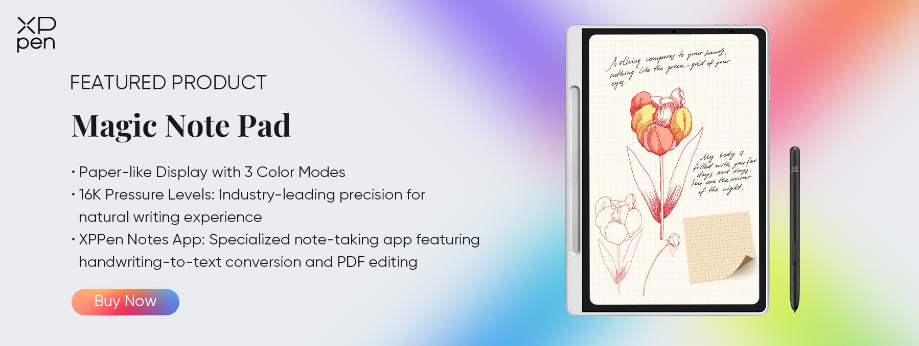XPPen Magic Note Pad