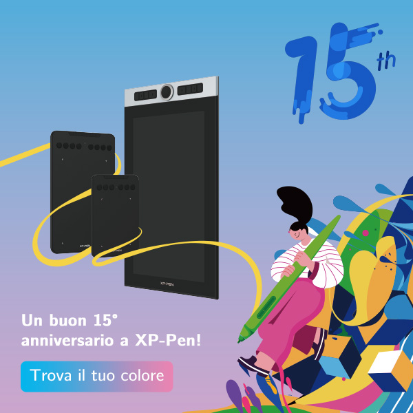 XP-PEN celebra il suo 15 ° anniversario